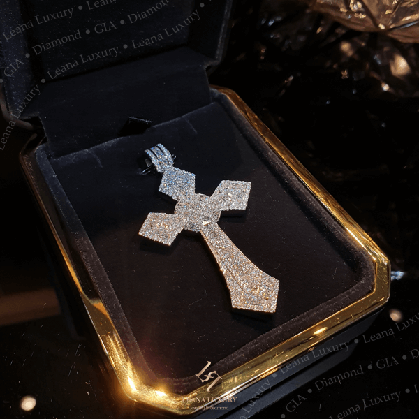 Mặt dây Kim cương Templar Cross - MD129