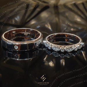 Nhẫn cưới âu cổ điển