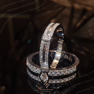 Nhẫn cưới kim cương độc đáo