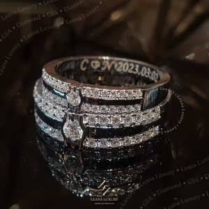 Nhẫn cưới kim cương độc đáo