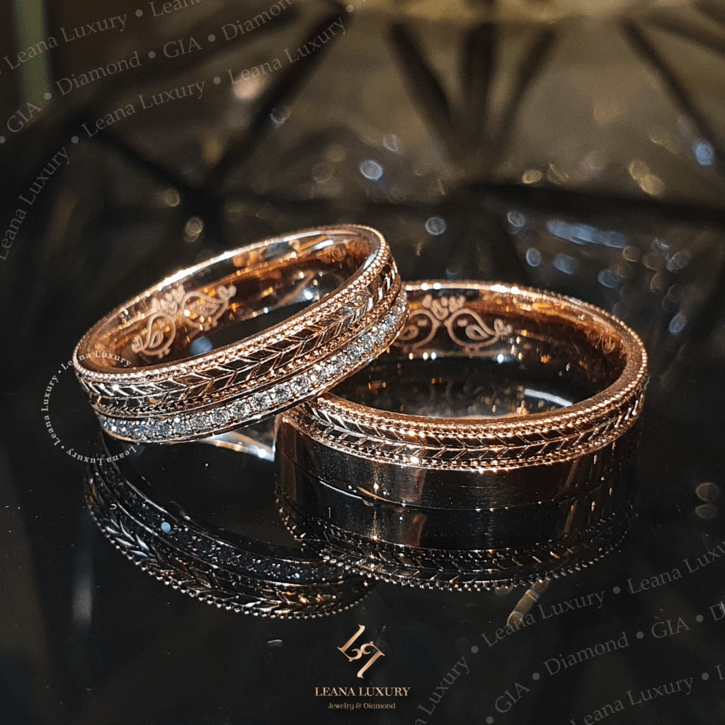 Nhẫn cưới Feuille ND972