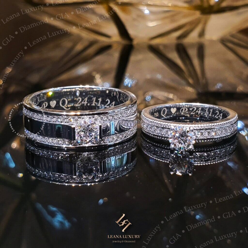 Nhẫn cưới Leana Signature Premium ND957E